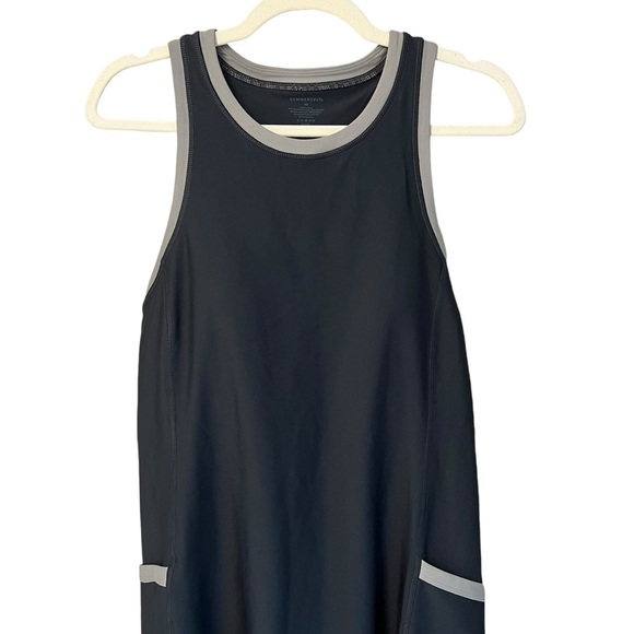 Summersalt Black Do-It-All Tennis Athletic Activewear Sleeveless Dress Size 10 - Picture 2 of 9